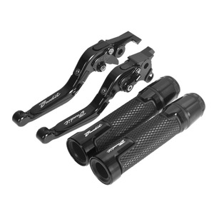 Piezas de motocicleta CNC Alu anodizado plegable extensible corto freno embrague palanca empuñaduras manillar extremos para Suzuki Bandit 650 GSF - Product Image 3