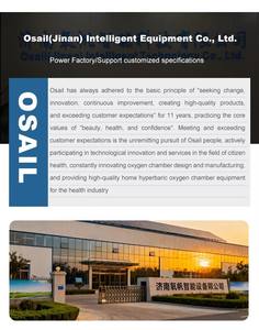 Cápsula de Spa Hiperbárica Osail Day Spa HBOT 2ATA em Aço Inoxidável para Recuperação em Casa e Fisioterapia Comercial - Product Image 6