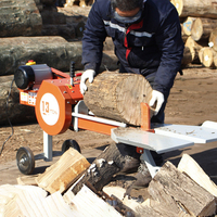 Fendeuse à Bois à Prix Abordable, Machines Forestières Entraînées par PDF avec Lève-Bûches, Machine de Traitement du Bois