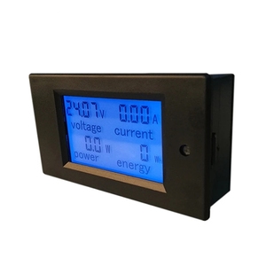 PZEM-031 12V 100V 20A 4 en 1 Voltímetro Digital LCD para Autos, Indicador de Voltaje CC, Amperímetro, Medidor de Energía en Vatios y kWh, Probador de Voltaje Solar - Product Image 1