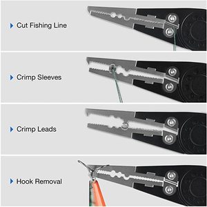 6.5 Inch Aluminium <strong>Fishing</strong> <strong>Pliers</strong> with Tungsten Cutter - Product Image 6