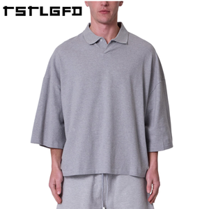 <span class=keywords><strong>T</strong></span>-shirt da uomo personalizzata con logo, stile vintage pesante, 100% cotone, vestibilità ampia e squadrata, stile casual vintage - Product Image 1