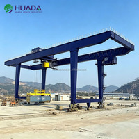 Solution Personnalisée Grue Portique Conteneurisée sur Rail RMG 20 30 40 50 60 Tonnes à Double Poutre pour Port et Entrepôt Fabricant OEM