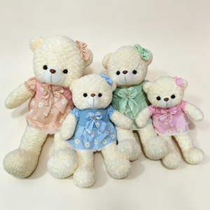 <span class=keywords><strong>Orsetto</strong></span> di peluche all'ingrosso con fiocco e maglione, <span class=keywords><strong>orsetto</strong></span> di peluche imbottito, cuscino, regalo per laurea e San Valentino - Product Image 2