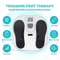 Masseur de pieds rechargeable EMS pour neuropathie, stimulateur de circulation des pieds TENS & EMS pour soulager la douleur