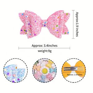 กิ๊บติดผมตัวการ์ตูนสำหรับเด็กกิ๊บติดผมทำจากผ้าอุปกรณ์ตกแต่งผมสำหรับเด็ก - Product Image 5