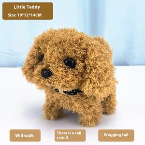 Chiot électrique en peluche de simulation pour chien qui peut marcher aboyer et remuer la queue enfants jouet chien magasin Offre Spéciale vente en gros - Product Image 6