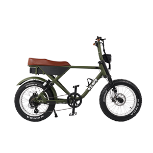 Vélo électrique tout terrain Scrambler à suspension intégrale Cyclomoteur vert <span class=keywords><strong>jungle</strong></span> Vélo électrique avec <span class=keywords><strong>logo</strong></span> personnalisé Vélo électrique à gros pneus - Product Image 2