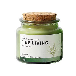 Bougie parfumée en cire de soja d'aromathérapie de luxe longue durée avec mèche en coton pour la décoration de chambre et de maison, comme ornement ou cadeau - Product Image 5