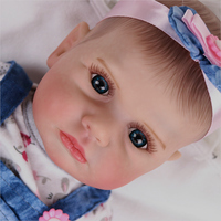 Muñeca Reborn Realista de Silicona para Bebé, Muñeca Reborn de Silicona de Cuerpo Completo, Muñeca Reborn de Silicona PARA LA Venta