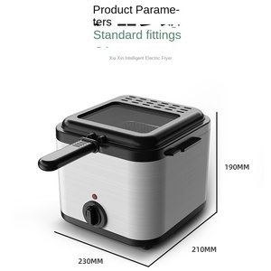 Friteuse Commerciale Transfrontalière 2,5 L Grande Capacité pour Poulet Frit et Frites – Friteuse Monocylindre - Product Image 4