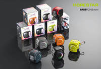 Altavoz Bluetooth Portátil Hopestar PARTY ONE MINI de 5 W, Resistente al Agua IPX6, Luz LED de Espectro, Radio FM, Audio para Exteriores, Fácil de Transportar