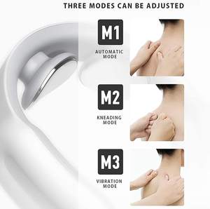 Masseur intelligent d'épaule de cou Équipement de <span class=keywords><strong>massage</strong></span> électrique de cou Masseur de cou sans fil avec 3 modes et 15 vitesses - Product Image 5