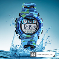 Reloj Deportivo Digital SKMEI 1547 Resistente al Agua con Pantalla LED y Alarma, Caja de ABS, Esfera de Resina, Correa de PU