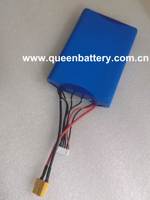 Batterie de drone RC UAV MOLI 5S2P 5s C6 Vtc6 18650 P30b 18V 6000mAh 300 cycles, garantie 6 mois, certifiée KC/CE, anode NCM 0.5C