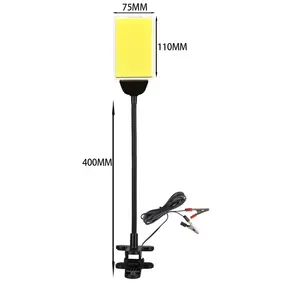 2024 Hot Selling DC12V Portable Telescopic Pole IP67 Waterproof Color Adjustable Outdoor Lighting Camping Light