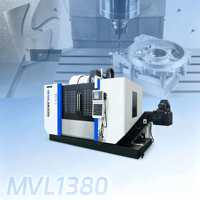 Centre d'usinage vertical GUOSHENG MVL1380E, système FANUC, machine de fraisage CNC VMC standard