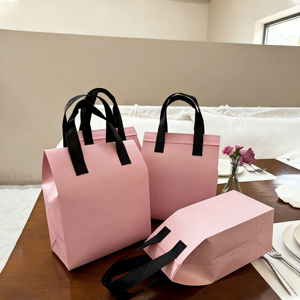 Термосумка-холодильник для еды и напитков на вынос: одноразовая, из нетканого материала с алюминиевой фольгой, для холодных и горячих напитков, кофе, доставки еды - Product Image 1