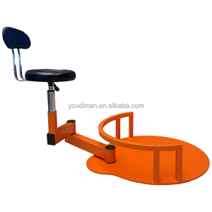 Sedia Girevole Integrata per Parrucchiere, Sgabello da Barbiere, Poltrona Rotante per Salone di Bellezza - Product Image 2