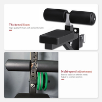 Accessoires universels pour rack de musculation Fly Bird Smith multifonction amélioré : Poignée de traction en U noire et poignée de traction à double tube courbé