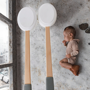 HC77ロングハンドルEVAバスブラシボディ自己洗浄シャワージェル & ローションアプリケーター快適なスポンジ付き - Product Image 3