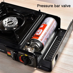Estufa Portátil de Acero para Camping, Equipo de Cocina para Exteriores Resistente al Viento con Estuche de Transporte para Picnics, Senderismo y Barbacoas - Product Image 3