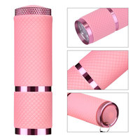 Mini Lampe UV LED Lampe UV LED Sécheuse à Ongles pour Ongles en Gel 9 LED Lampe Torche Portabilité Sécheuse à Ongles Machine Outils d'Art Lumière UV