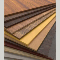 Panneau de fibres de bois MDF écologique de première qualité, surface haute brillance, résistant à l'humidité, design contemporain, utilisation intérieure, HDF 18 mm pour cuisine