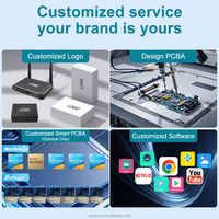 Canzone Android 11.0 Amlogic S905Y4 Quad Core 2GB/16GB Android TV Box con ranura para tarjeta SIM 4G, WiFi de doble banda 2.4G/5G, reproductor multimedia 4K