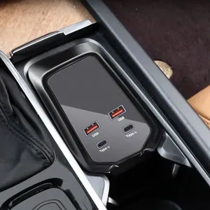 Station d'accueil pour voiture Vtear, hub de charge rapide Type-C, accessoires de décoration intérieure pour Volvo XC60 S60 V60 S90 <span class=keywords><strong>V90</strong></span> XC90 - Product Image 1