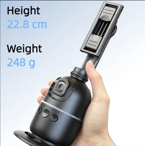 P03 Ai Thông Minh Ảnh Tự Sướng Thanh 360 Xoay Tự Động Theo Dõi Khuôn Mặt Điện Thoại Đứng Với Điều Khiển Từ Xa Tương Thích Với Điện Thoại Di Động Bàn Giường Sử Dụng - Product Image 2