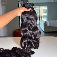 Extensions de cheveux humains bouclés naturels, mèches de cheveux indiens bruts, cuticules alignées, cheveux vierges d'Inde