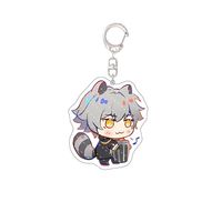 Gantungan Kunci Akrilik Telinga Hewan Kawaii Game Honkai Star Rail Blade Kafka Dan Heng Jingyuan, Liontin Tas, Dekorasi Tas, Hadiah untuk Penggemar