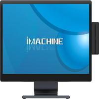 IMACHINE P2 AIO 15,6 "емкостный сенсорный экран POS кассовый аппарат Intel Core I3/I5 процессор Windows 11/10 4/8/16 ГБ DDR + 128/256/512 ГБ
