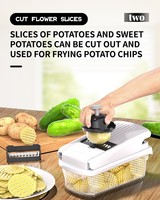 Hachoir à Aliments de Haute Qualité avec Récipient, Hachoir à Légumes et Coupe-Spirale – Indispensable pour la Maison, Vente en Gros Usine