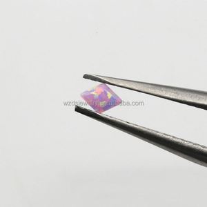 พลอยรูปสี่เหลี่ยมขนมเปียกปูนแบบหลังเบี้ยยอดนิยมสำหรับตกแต่งทันตกรรมวัสดุตะกั่วฟรี - Product Image 5