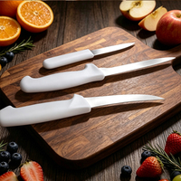 Couteau à désosser en acier inoxydable spécial pour l'abattoir de porc, le rasage des bovins et des moutons, outil de cuisine pour couper la viande