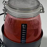 Kit de démarrage Kombucha pour la fermentation à domicile-Kit de brassage et de fermentation à domicile avec enveloppe chauffante et contrôle de la température