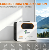 Estación de Energía Portátil de Emergencia para Casa, RV y Camping, 500W 1000Wh, Gran Capacidad, Generador Solar con AC, DC, USB Tipo C