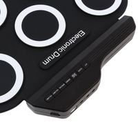 Tambour électrique numérique de haute qualité, Kit de 48 w en silicone, ensemble de tambour électronique professionnel