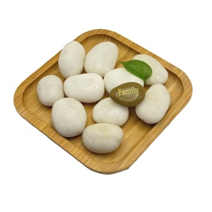 Ciottoli di Fiume Bianchi come la Neve Lucidati Premium da 2 Pollici, Pietre Decorative Naturali Ecologiche <span class=keywords><strong>per</strong></span> Giardino, Paesaggistica, Cortile e Esterni - Product Image 4