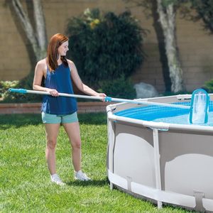 Pool Bottom Cleaning Kit With <b>Net</b> Telescopic Pole And Suction Head For Pool Maintenance - Product Image 5