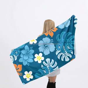 Serviette de plage compacte jetable en microfibre imprimée, séchage rapide, sans sable, pour les vacances d'été - Product Image 6