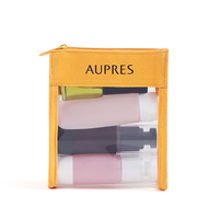 Étui à cosmétiques en PVC transparent ultra-doux personnalisé, étanche, sac de rangement en toile, pochette pour femme, trousse de toilette, cadeaux promotionnels