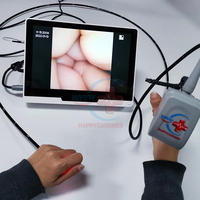 Endoscope vétérinaire portable HC-R028C pour animaux, équipement médical avec moniteur