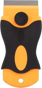 Outil de nettoyage pour enlever les étiquettes, les autocollants, les décalcomanies, la peinture, le grattoir pour vitres, outil de grattoir à lame de rasoir en plastique rétractable - Product Image 6