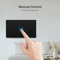 Zemismart Tuya Zigbee US pas d'interrupteur noir neutre 1 2 3 Gangs interrupteur d'éclairage mural Smartthings contrôle de bord Alexa Google Home