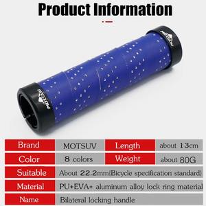 Poignées de guidon de vélo PU EVA souple anti-dérapant poignées de vélo VTT poignée de vélo de montagne poignées d'extrémité - Product Image 4