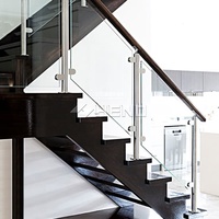 Offres Spéciales Métal : Balustrades de Balcon en Verre Trempé Inoxydable Rondes/Carrées – Options Transparents/Translucides/Opaques Haute Résistance