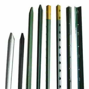 Poteaux de clôture carrés en métal galvanisé 4x4 - Product Image 1